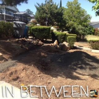 A Picture of A Yard with The Words in Between Written on It - Oroville, CA - JR Landscaping 