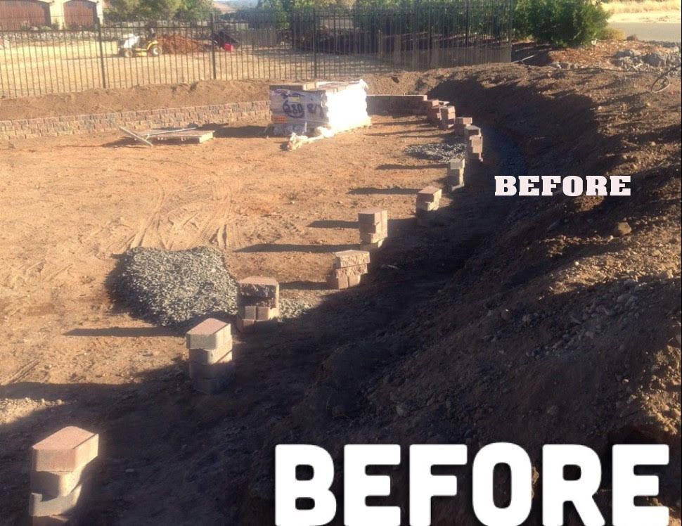 A Before Picture of A Construction Site - Oroville, CA - JR Landscaping 