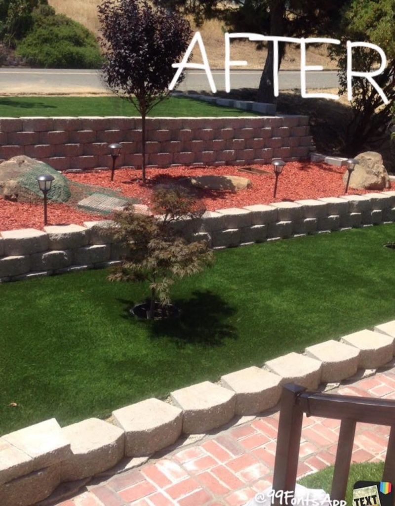 A Picture of A Lawn with The Word After on It - Oroville, CA - JR Landscaping 