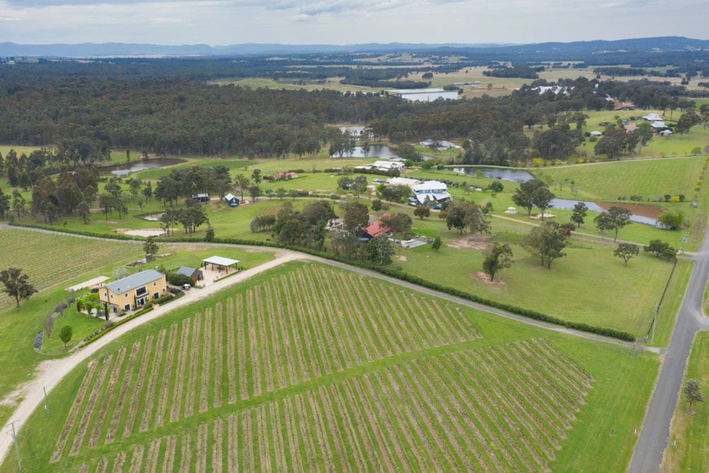 Aerial View Of A Vineyard In The Hunter Valley — Roofer Near Me in Hunter Valley, NSW
