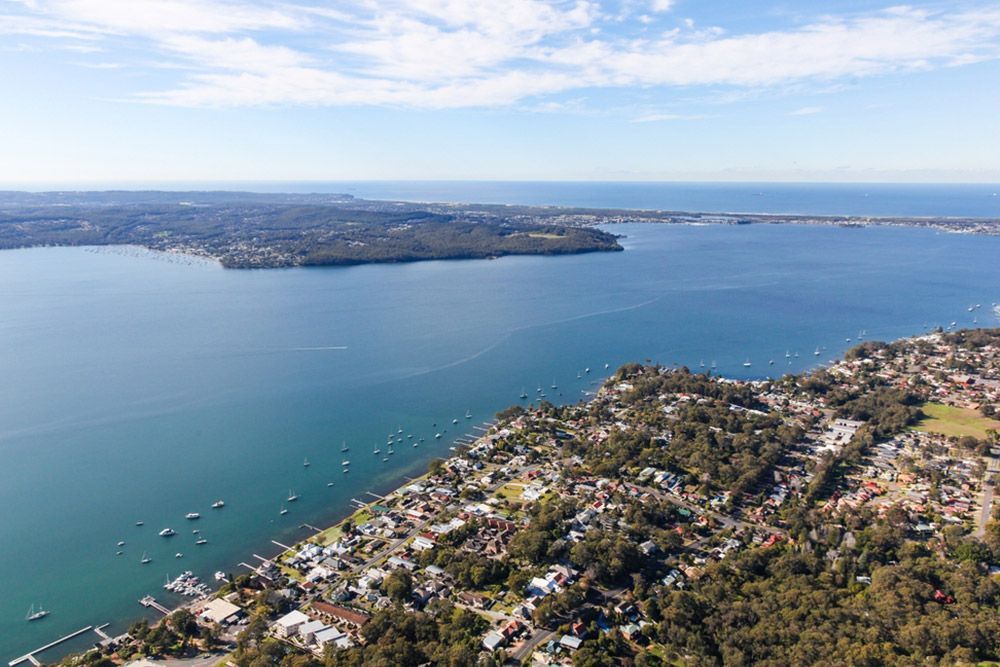Aerial view of Lake Macquarie — Roofer Near Me in Lake Macquarie, NSW