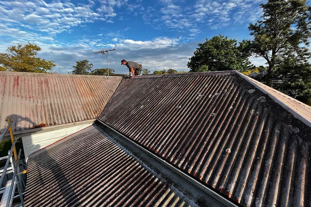 Unclean Roof in Need of Restoration — Roofer in Newcastle, NSW