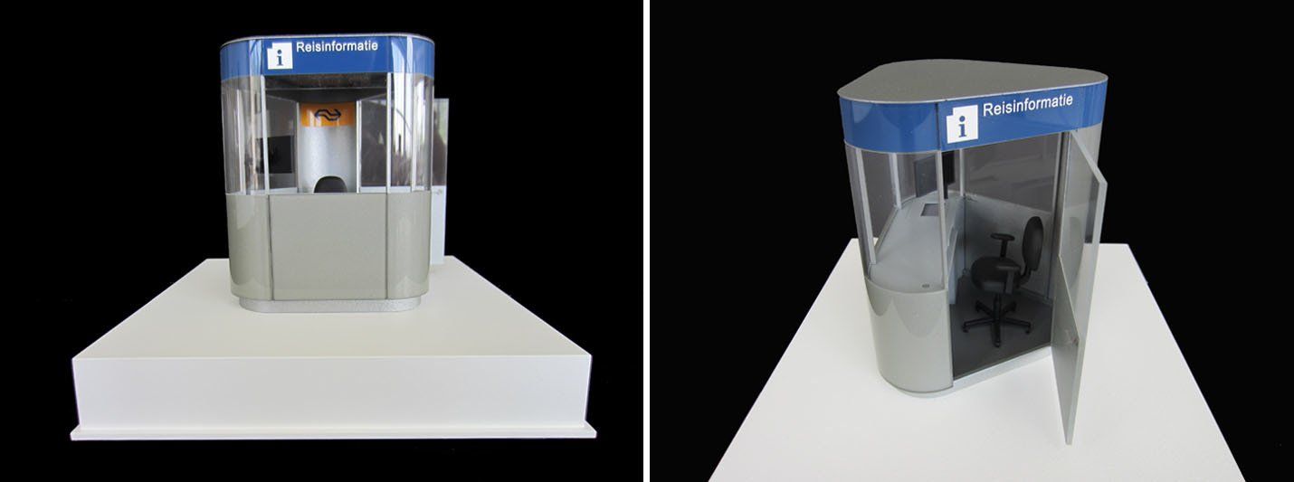 schaalmodel foto balie NS