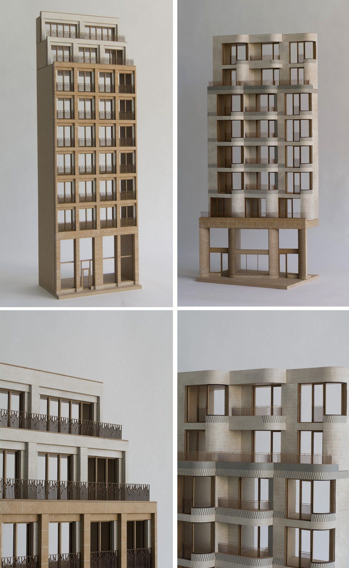 gevel maquettes foto's Brussel