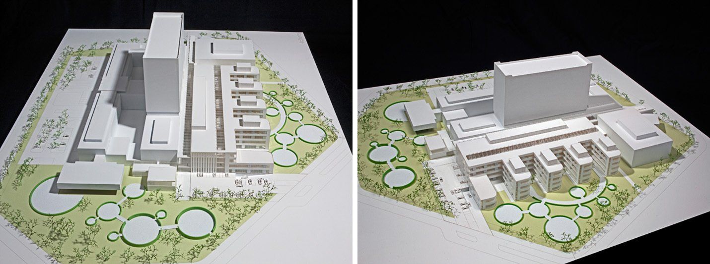 maquette foto Haga ziekenhuis Den Haag