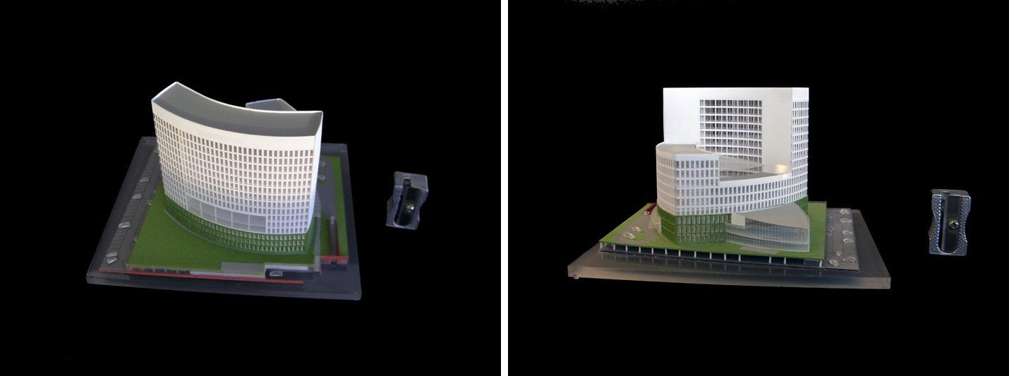 maquette foto Hoofdkantoor Eneco Rotterdam