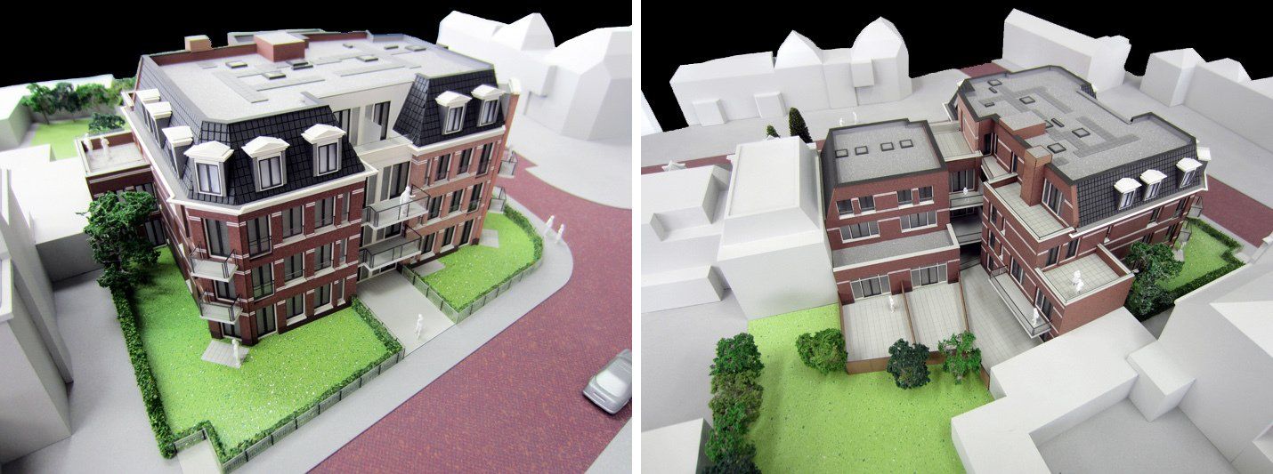 maquette foto Nieuw Westeinde Voorburg