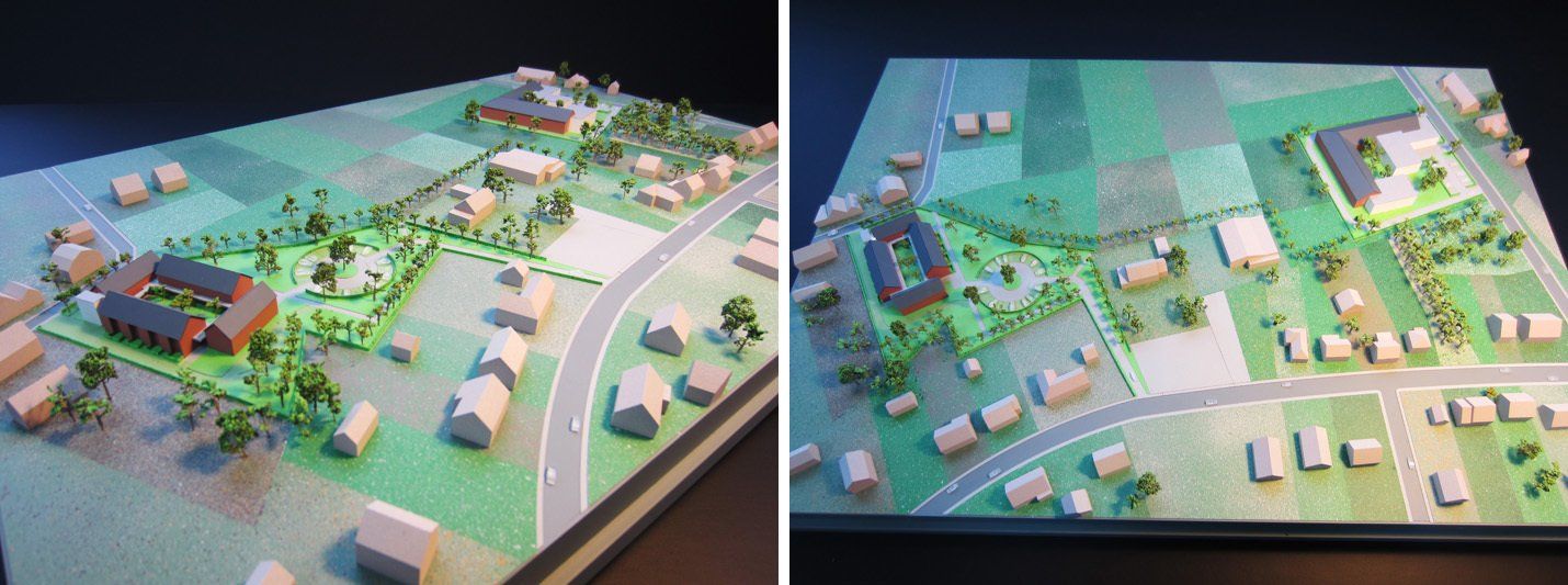maquette foto Woonzorgcentrum Glabbeek België