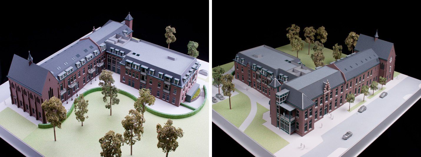 maquette foto Herbestemming Albertusgebouw Didam