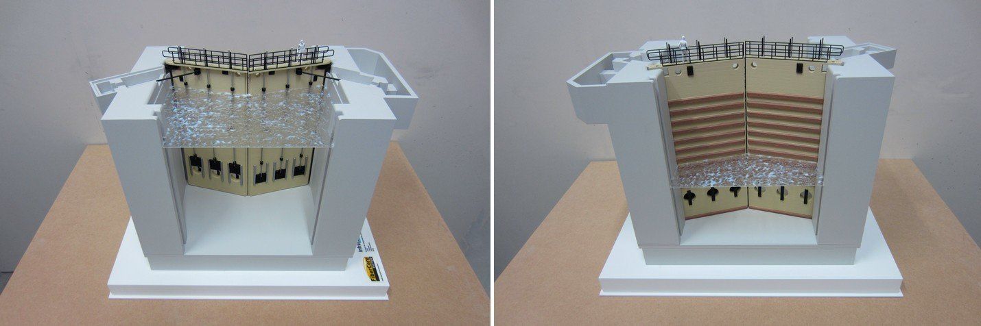 maquette foto sluisdeuren WMHK