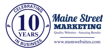 Maine street marketing is celebrating 10 years in business