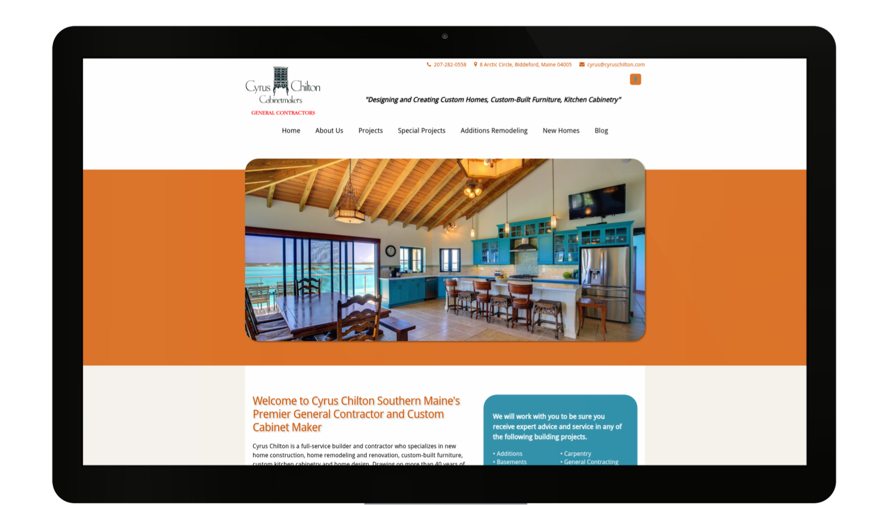 A computer screen with a picture of a house on it