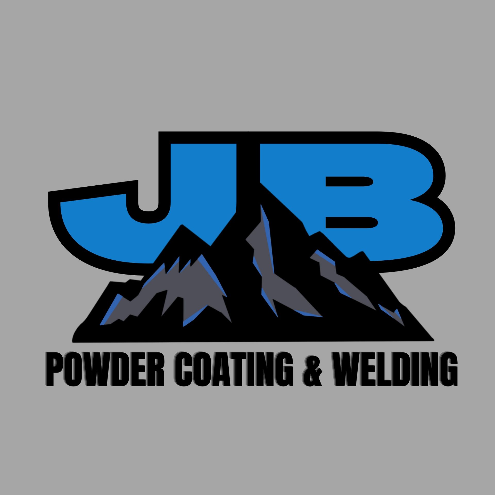 A logo for jb powder coating and welding