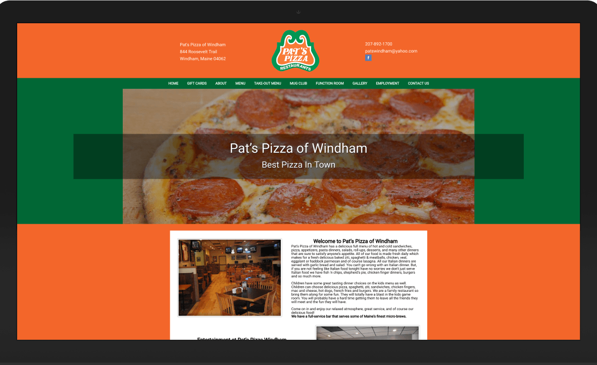Pat's Pizza Windham Maine