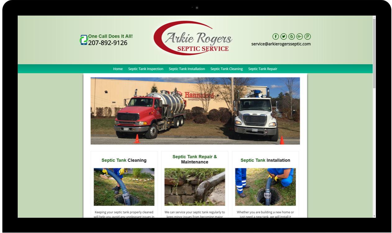 Arkie Rogers Septic Services Windham Maine