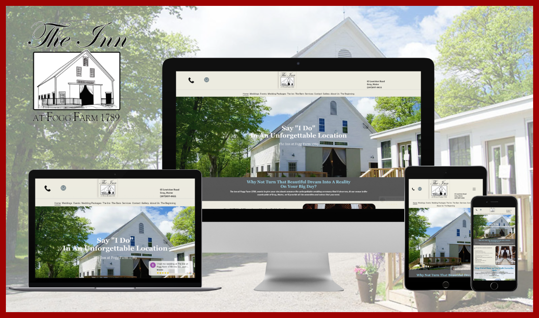 A website for driftwood property management llc is displayed on a variety of devices.