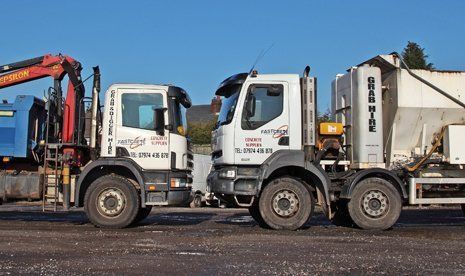 concrete mixing vans
