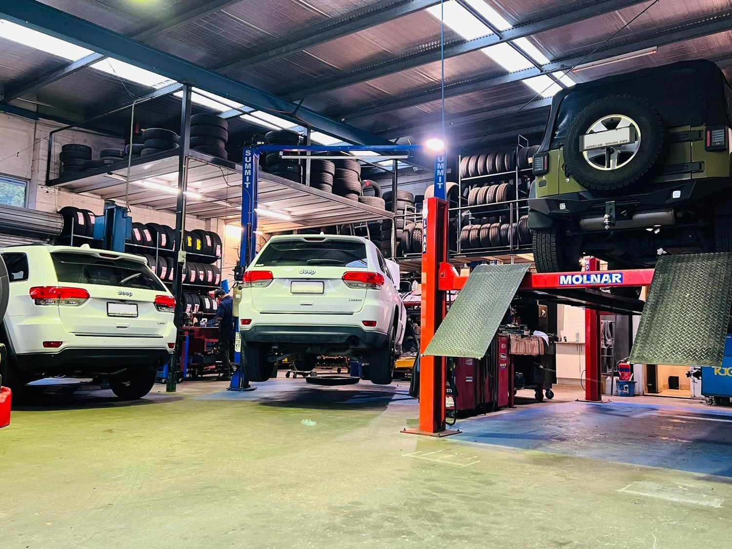 Different Vehicle For Servicing