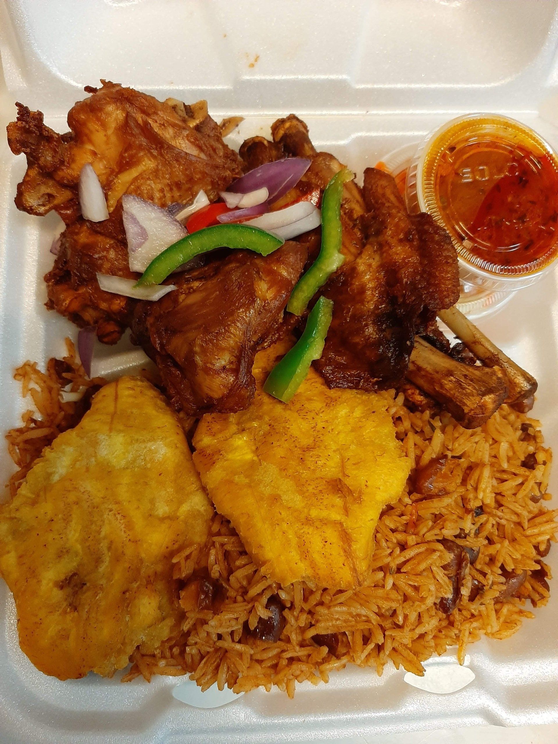 Rice And Chicken Fillet Platter — Bridgeport, CT — Jeans Cuisine