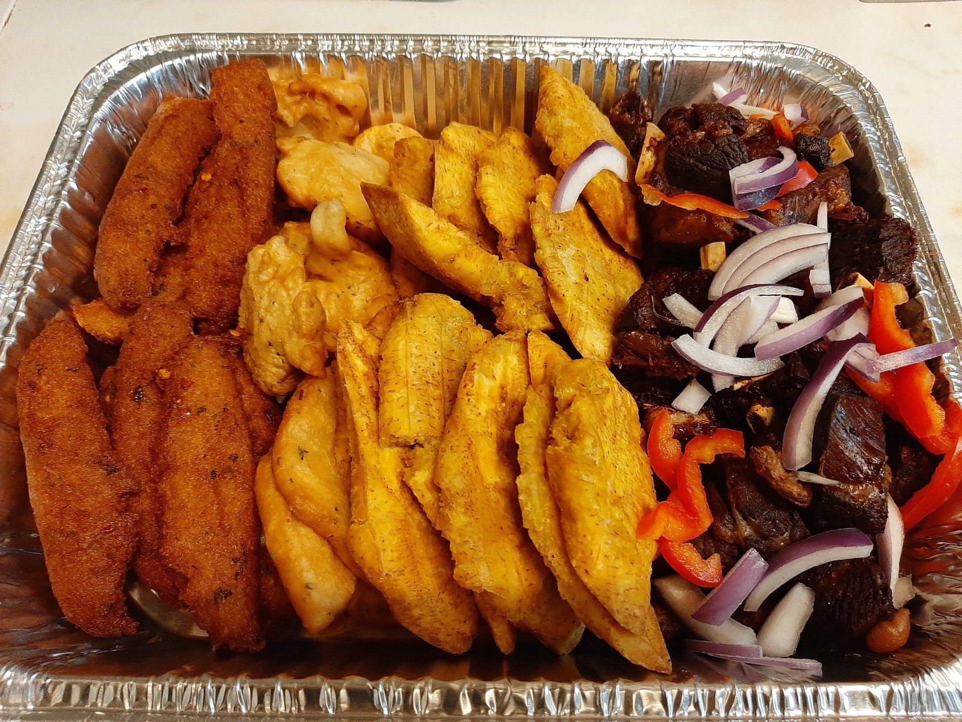 Chicken And Beef Platter — Bridgeport, CT — Jeans Cuisine