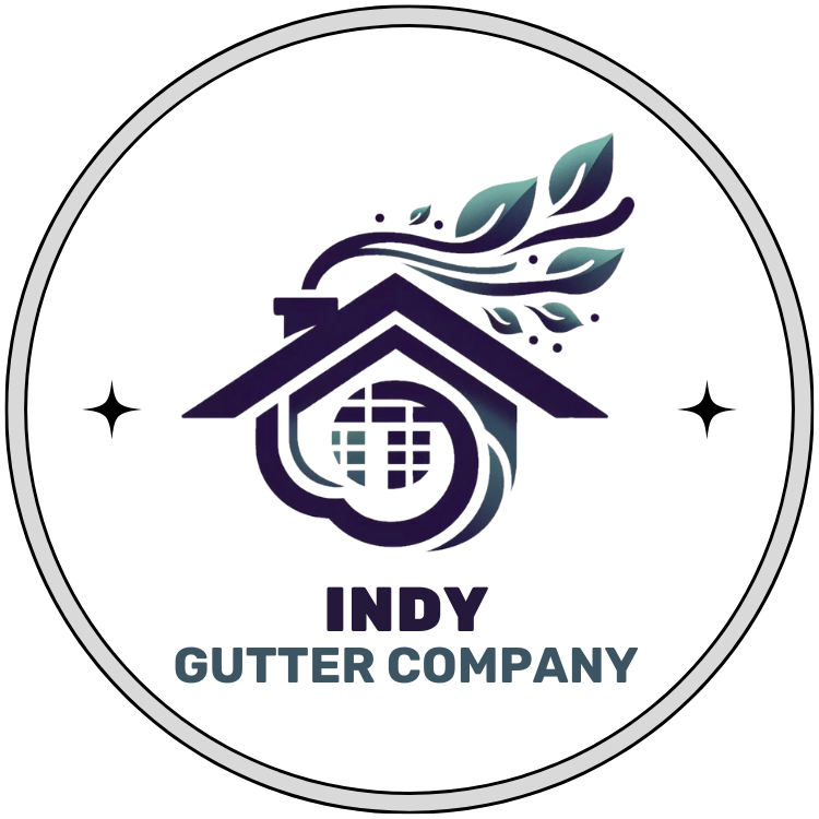 indy gutter company circle logo