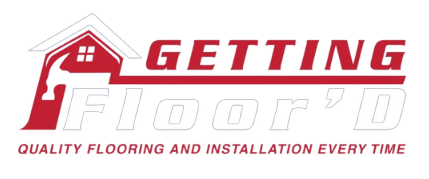 The logo for getting floor d quality flooring and installation every time