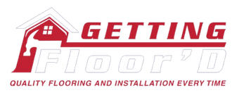 The logo for getting floor d quality flooring and installation every time