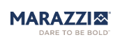 Marazzi logo: dark blue text