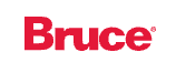 Bruce logo in red.