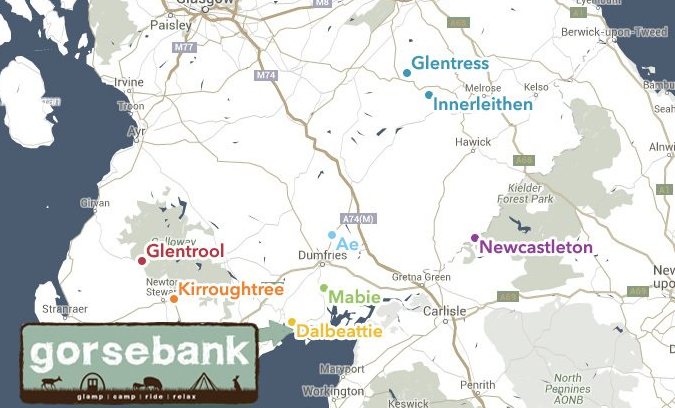 gorsebank mountain biking trail centres map