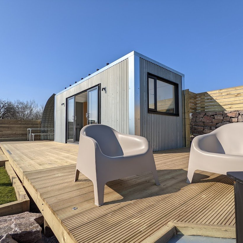 Contained Bliss Glamping Gorsebank Scotland