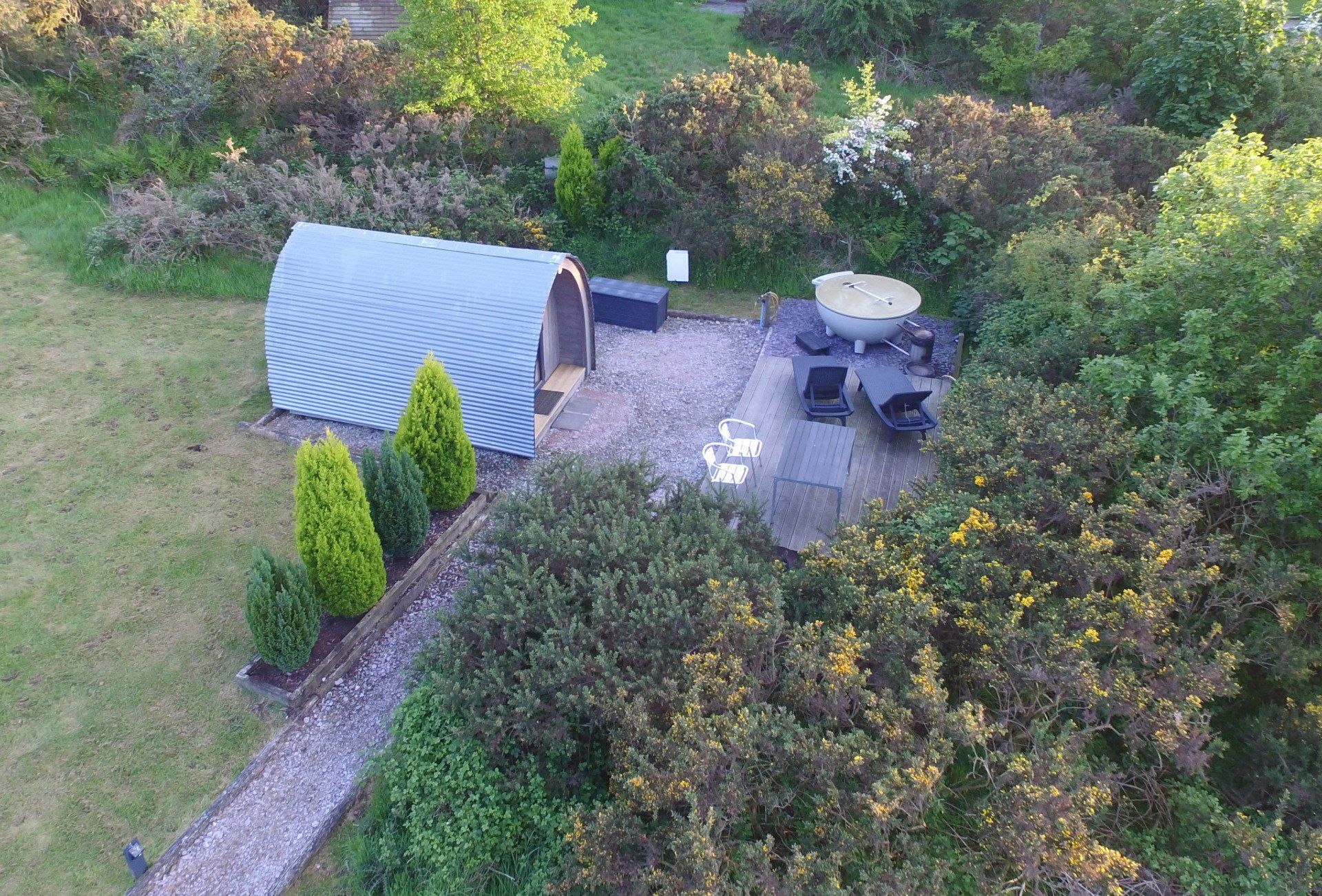 Stargazing Ridge Pods Glamping Holidays Scotland | Gorsebank