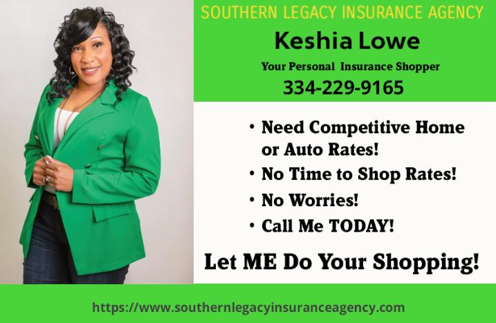 Keshia lowe contact card