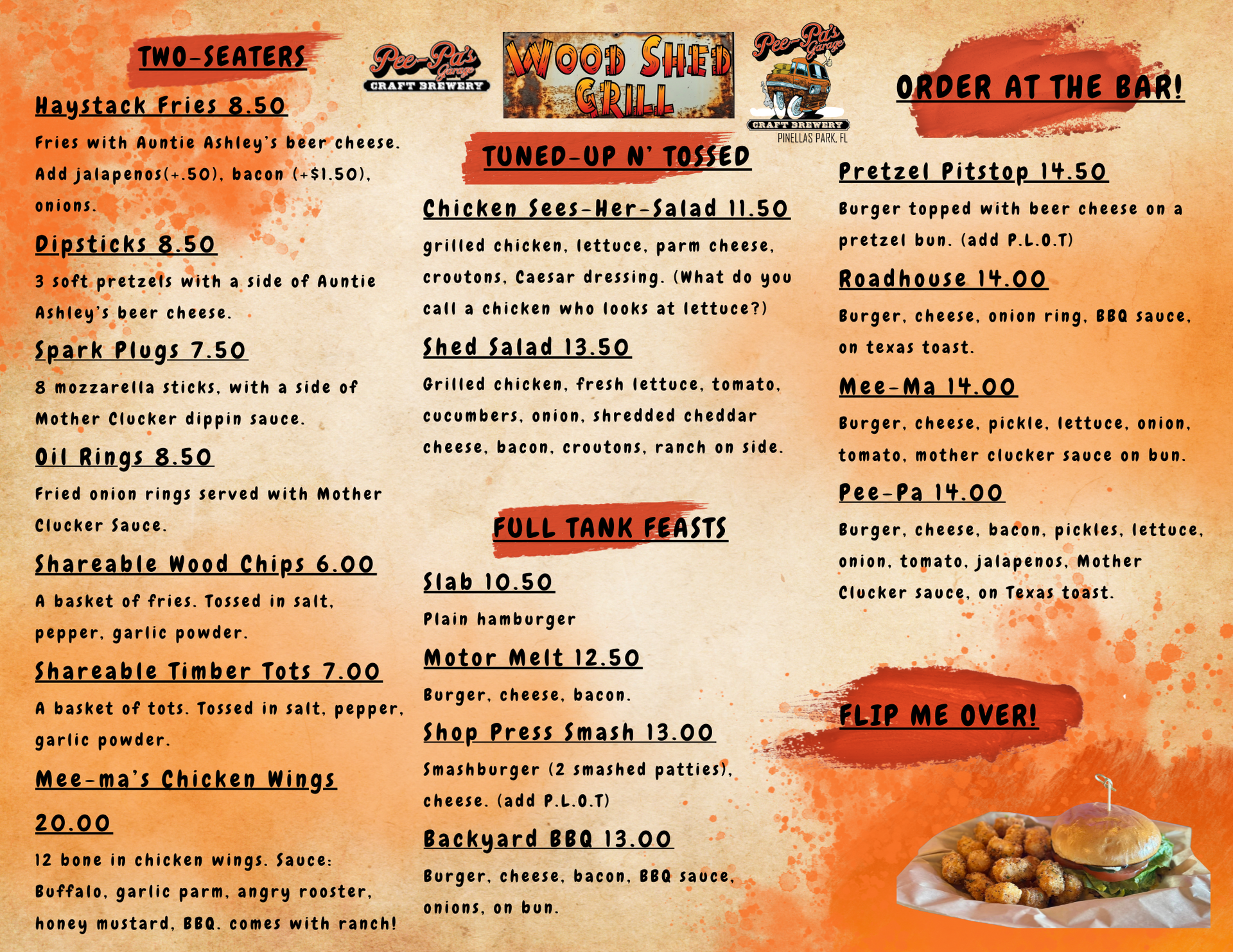 Front View of Pee Pa's Garage Craft Brewery Store