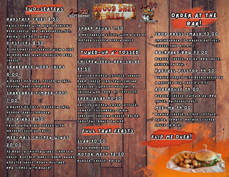 Front View of Pee Pa's Garage Craft Brewery Store