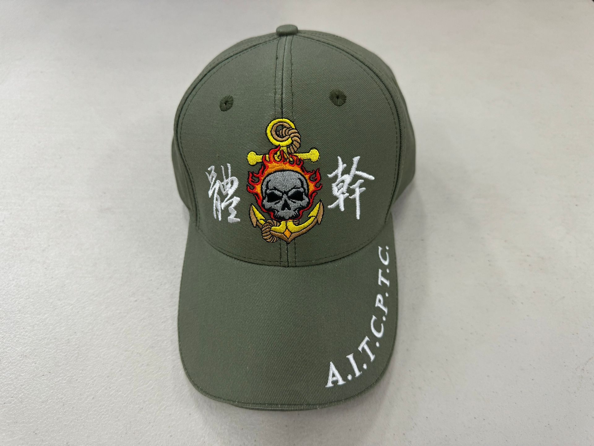 紀念鴨舌火骷顱帽-體幹班