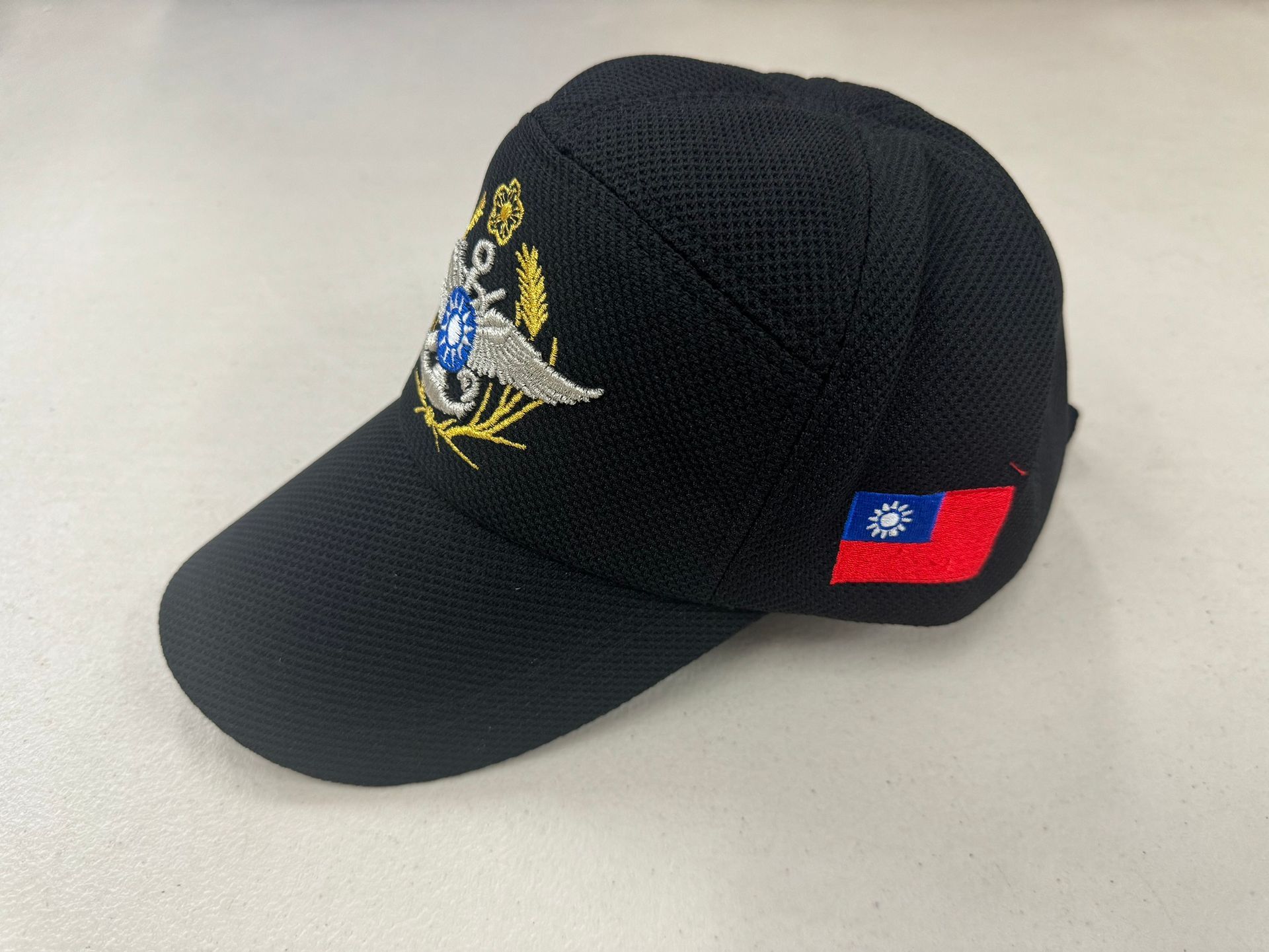 鑑測帽/國防部部徽運動帽-黑色【立體繡】