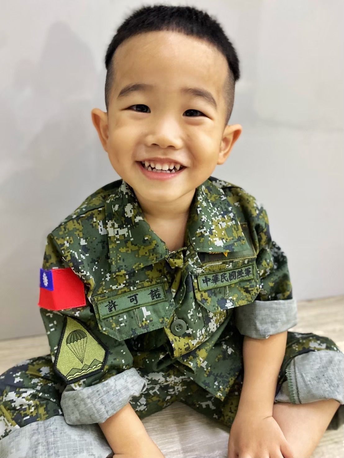 陸軍兒童數位迷彩服套裝