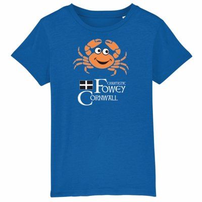 Crabtastic Fowey T Shirt - Blue