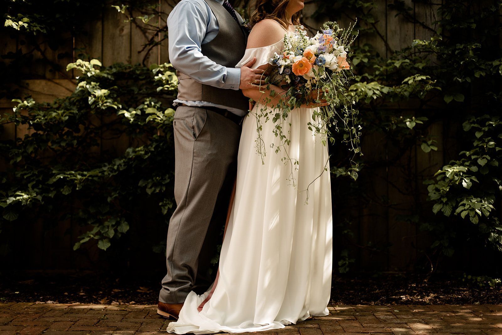 DIY wedding bouquets locally grown in Lancaster Ohio