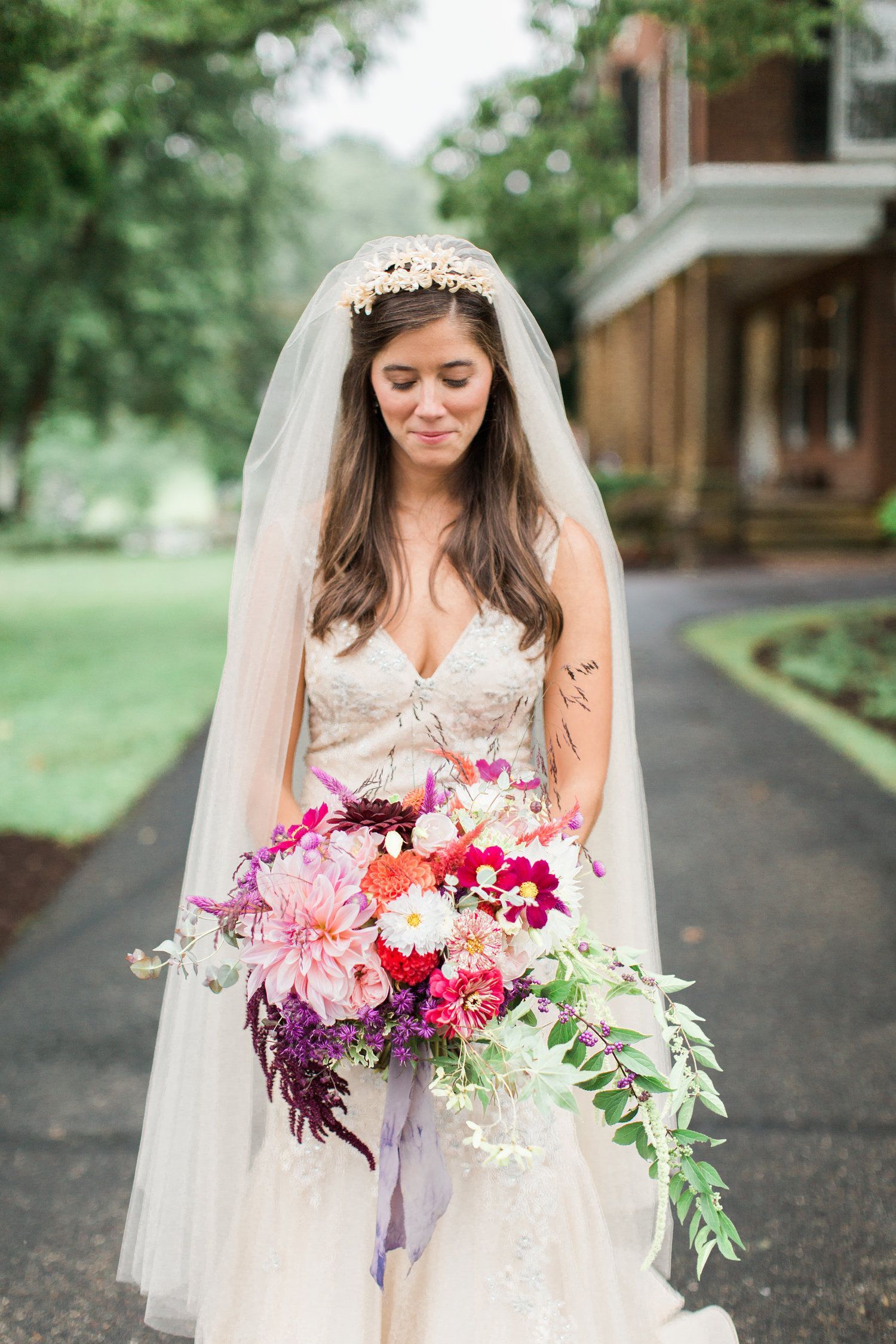 sweet wedding flowers locally grown in Lancaster Ohio