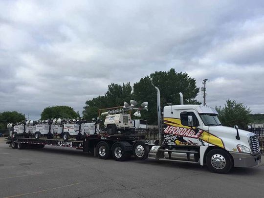 Affordable transporting truck — Construction Equipment Transport in Mankato, MN