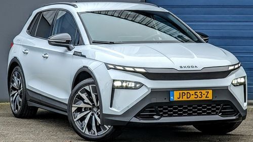Skoda Elroq 85 Sportline Moon White metallic e-magine Mobility