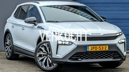 Skoda Elroq 85 Sportline Moon White metallic e-magine Mobility