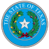 The seal of the state of texas has a star in the center