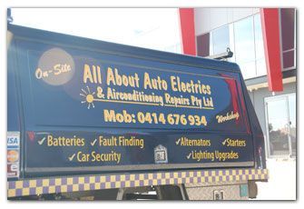 Dark blue truck with