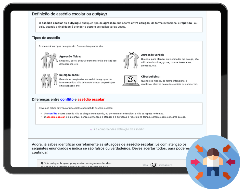 Deteção de situações de bullying escolar