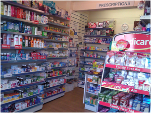 pharmacy interiors