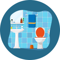 Clean Restrooms & Showers