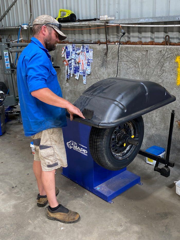 Tyre Balancing Machine — Wheel and Tyre Services in Inverell, NSW